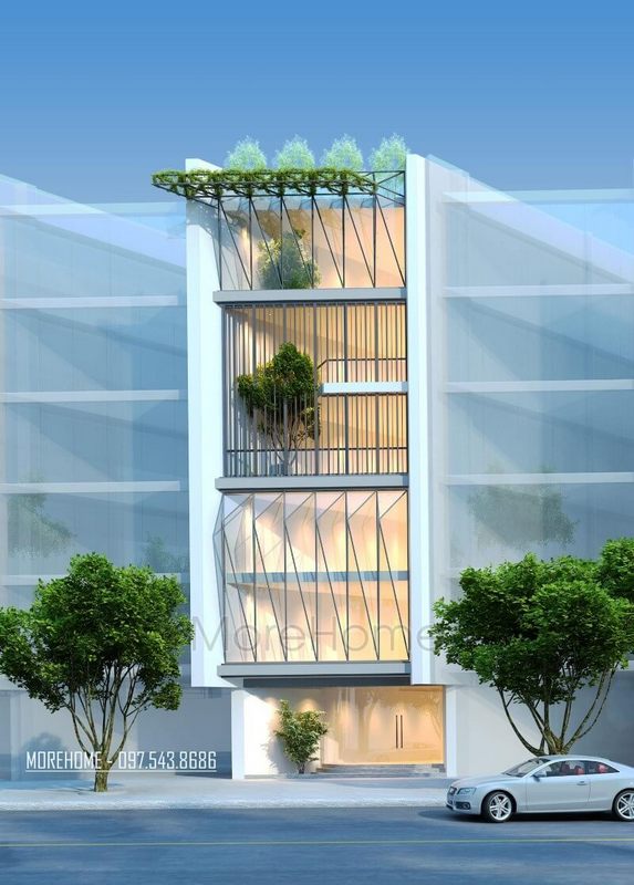 Hà Nội được trang bị những kiến trúc hiện đại đẹp mắt bằng cách thiết kế nhà phố.